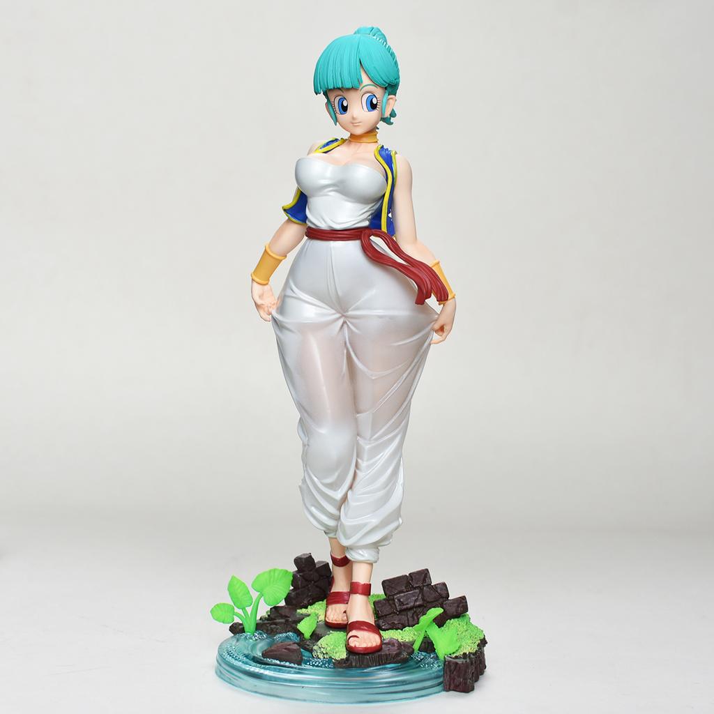11.02in/28cm Anime Dragon Ball Z Figure Bulma Anime Figures  PVC Action Figures Collection Model Toys For Christmas Gifts