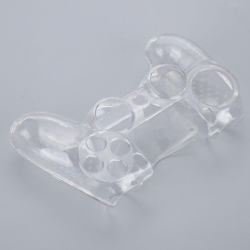 Protetor Rígido Transparente de PC Capa Transparente Skin Case para Controlador PS4
