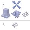 Silicone Resin Mold DIY Set for Windmill Resin Casting Silicone Resin Pinwheel Mold Home Décor Resin Crafts Supplies