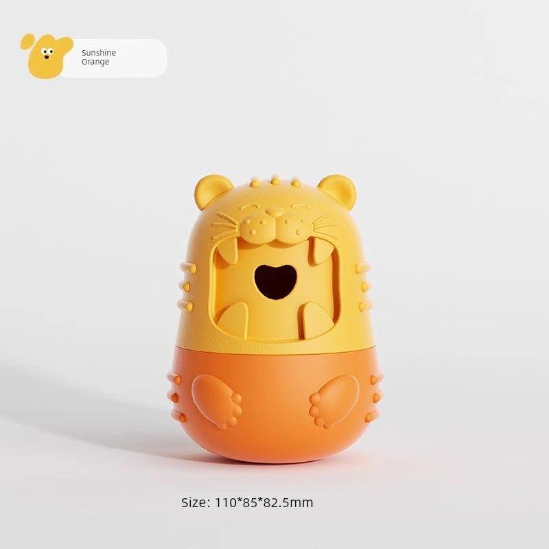 

Игрушки для собак Катящиеся и Протекающие Еду Самостоятельное Приглушение Душной Кошка Прячущая Столовую Посуду Моляр Долговечные Образовательные Миска для Медленного Кормления Товары для Питомцев [Size dog Neutral] sunshine orange