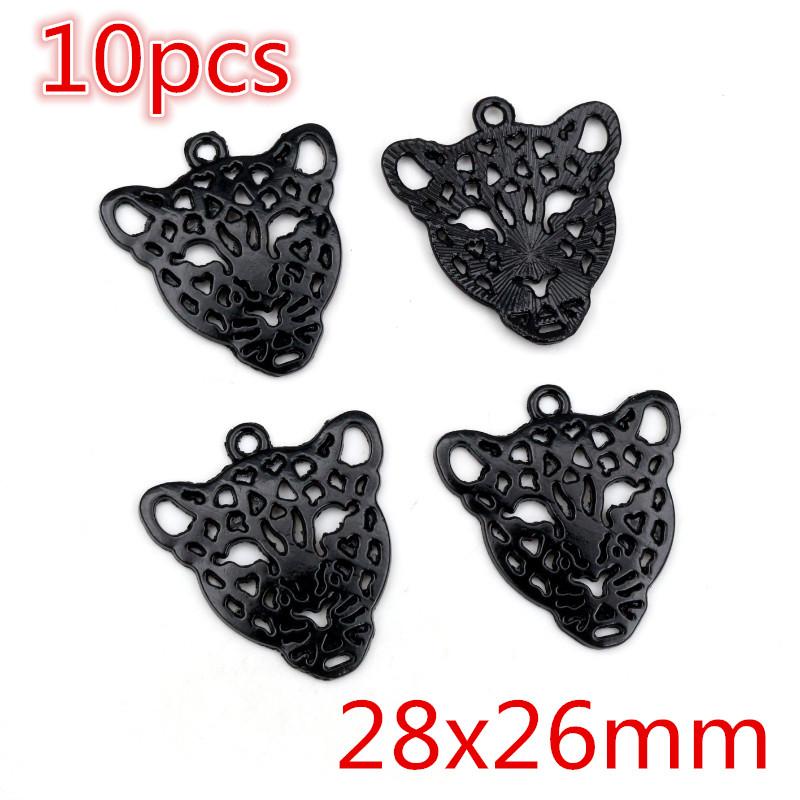 New Fashion Black Plated Charms Spider Star Wings Butterfly Horse Metal Alloy Pendant DIY Charms for Jewelry Making Findings