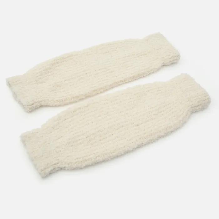 Mohair Boucle Thermal Winter Leg Covers Women's Leg Warmers LEG WARMER / MOHAIR BOUCLE / CREAM