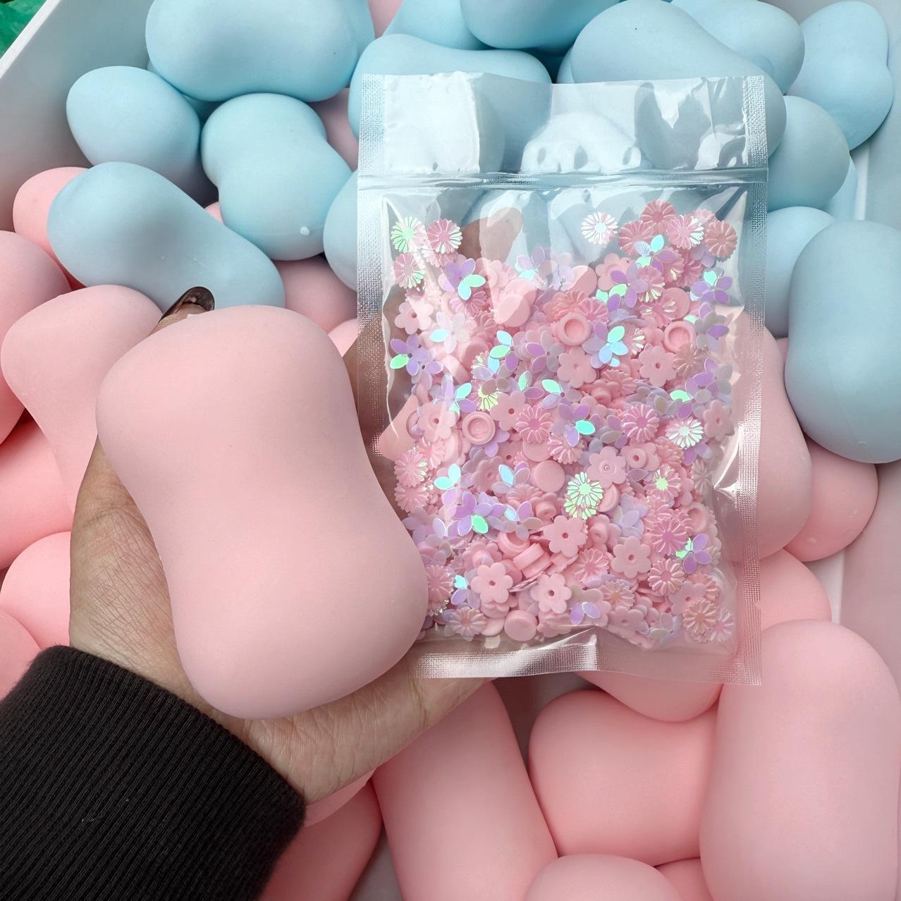 Handgemaakte Krokante Citroen Stressbal Knijpspeeltje, Kleurveranderende Zeep Squishy Fidget Bal, ASMR Sensorisch Stressverlichtend Speelgoed
