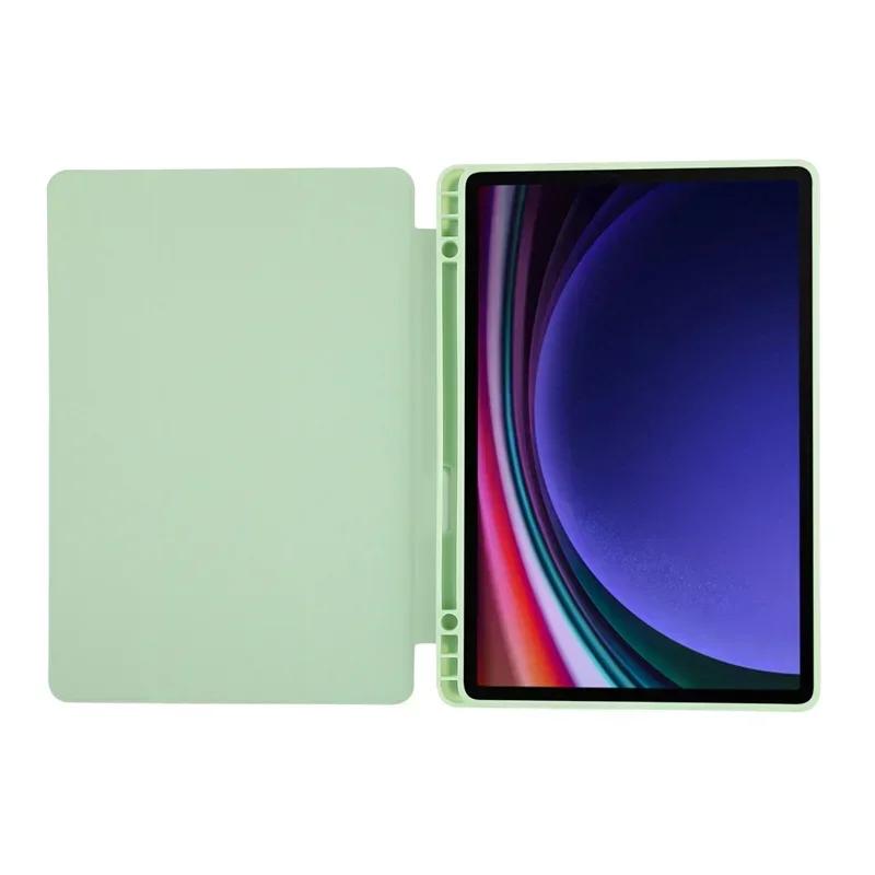 Funda For Samsung Tab S10 Lite Case 10.9 inch Trifold Soft Back Stand Tablet Cover For Galaxy Tab S10 Lite Case with Pen Holder