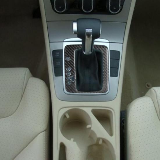 For Volkswagen Passat 2006-2011 Carbon Fiber Auto Gear Shift Panel Cover Trim
