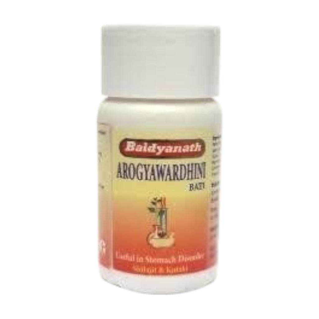 Baidyanath Jhansi Arogyawardhini Bati 80 Tablets Ayurvedic Health Tonic For Wellness