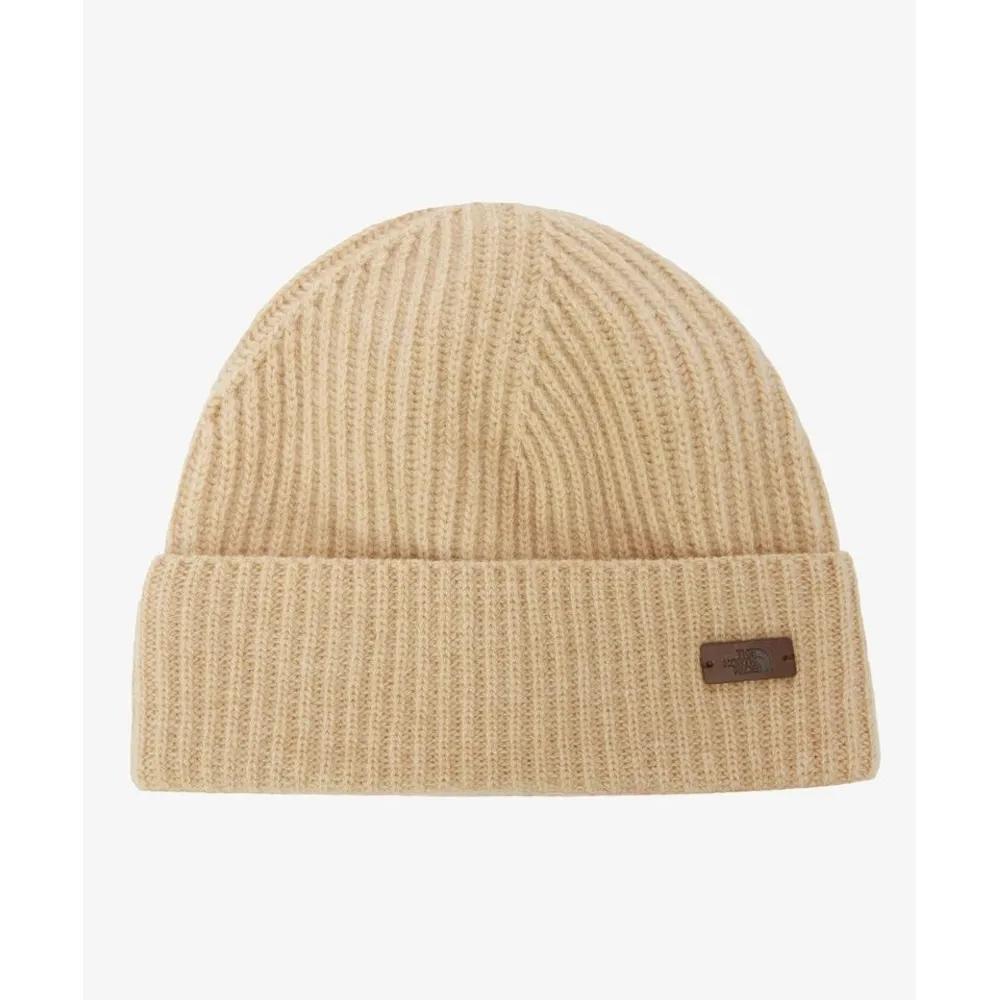 The North Face THE NORTH FACE NE3BR82A Oblique Slim Beanie BEIGE 116139 BEIGE