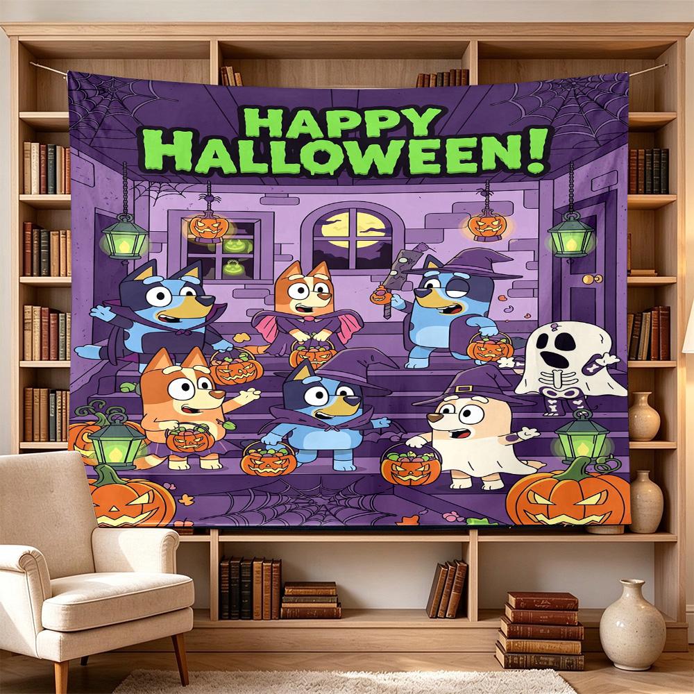 Diverse Dog Characters Large Decorative Tapestry, Great Holiday Gifts, Photo Backdrop for Bedroom Dorm Parties,Perfect Gift
