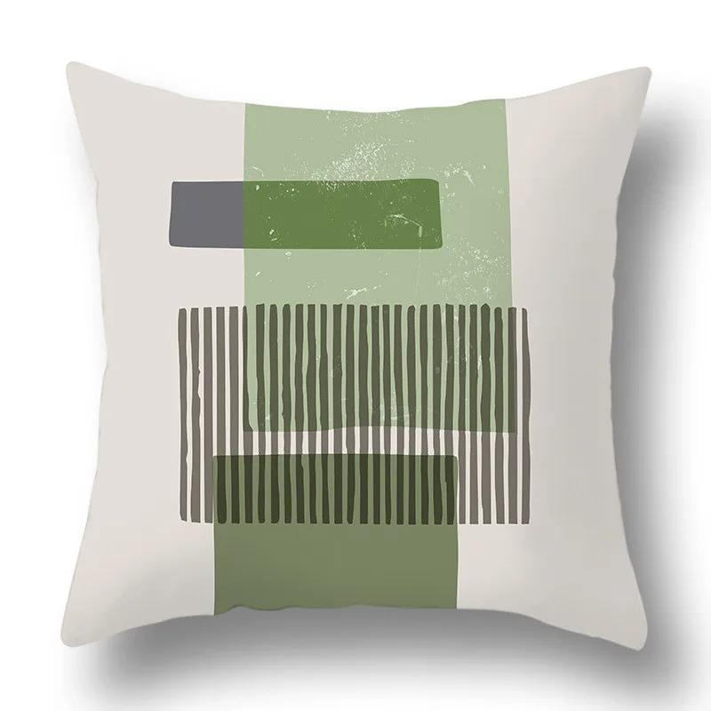 Office Living Room Home Pillowcase Fresh Leaf Pattern Pillowcase Car Ornaments