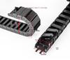 Mingde Nylon Semi-Closed Anti-Wear Cable Drag Chain for Machine Tools