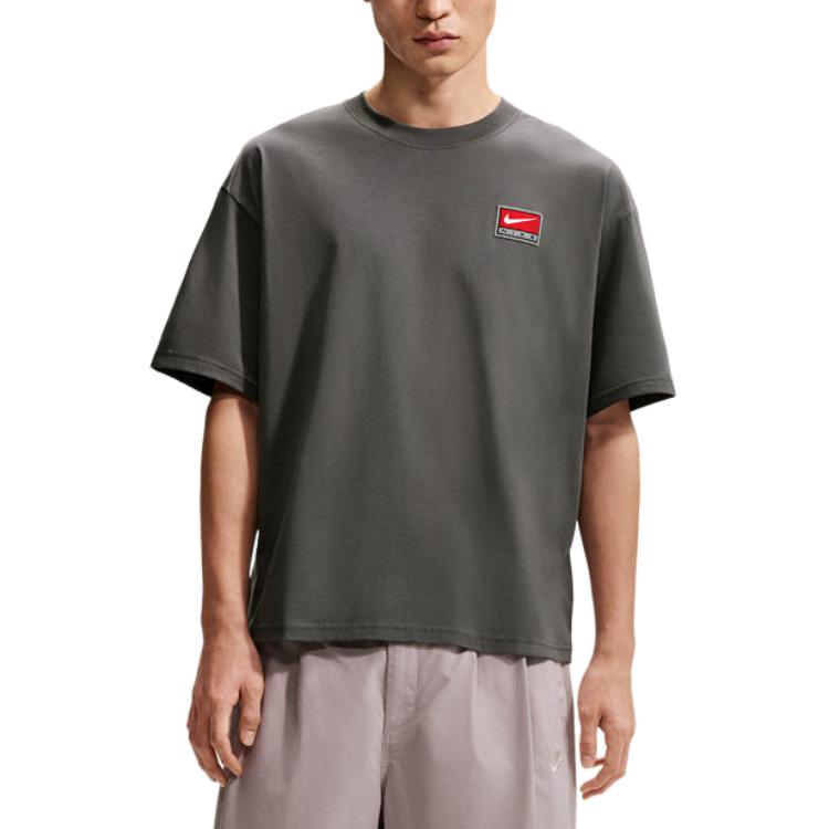 Nike Knitted Crew Neck Comfortable Short Sleeve T-Shirt Men Tops II4380-068 S