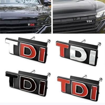 Autocollant 3D en métal avec logo TDI pour calandre avant et arrière de voiture, pour Polo, Golf, Jetta, Passat MK4 et MK5