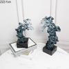 Transparent Taihu Stone Rockery Creative Resin Crafts Sculpture Desk Ornaments Artwork Living Room Decoration Modern Home Decor