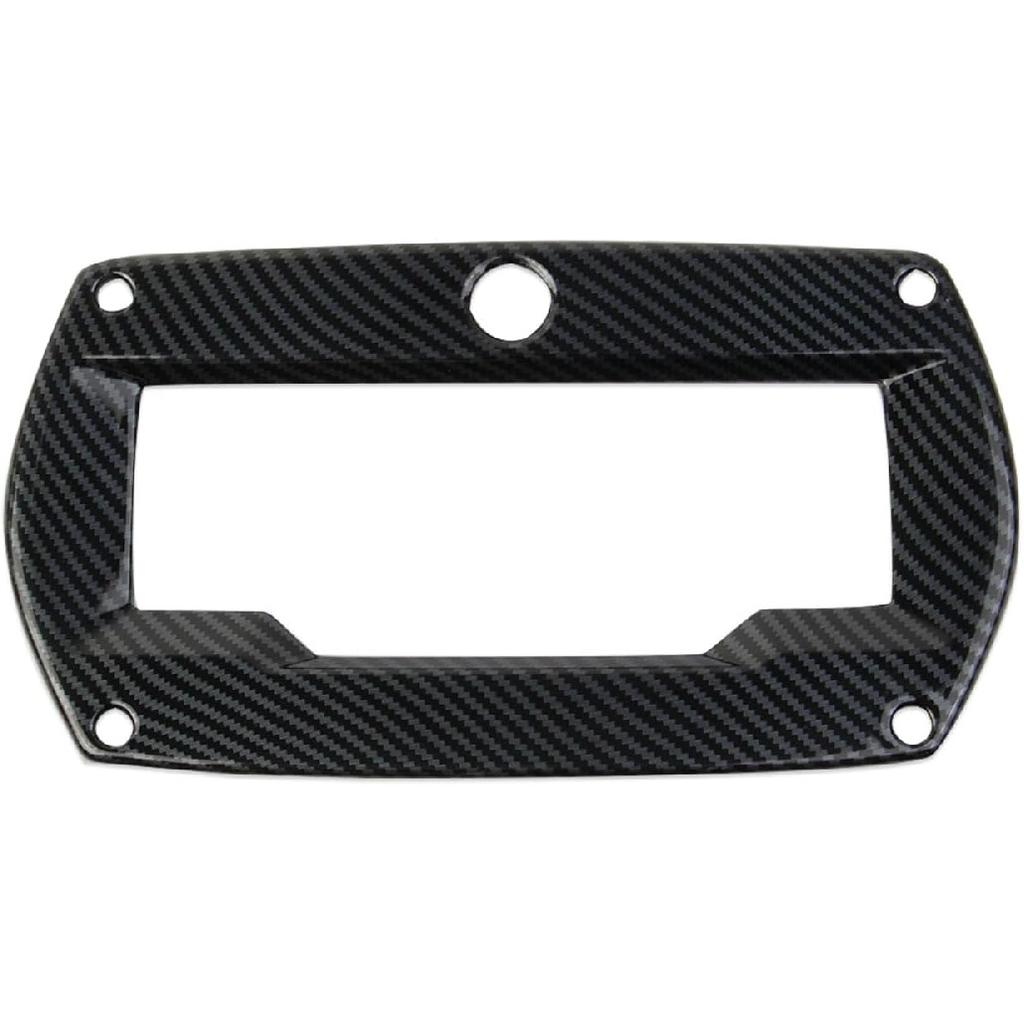 Carbon Fiber Style Center Console Meter Screen Frame Cover Trim Accessories for 2021-2023 Can-Am Spyder F3 S