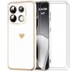 Coque - Xiaomi - 14T - Protection Antichoc - Motif Cœur - Verres Trempés Inclus