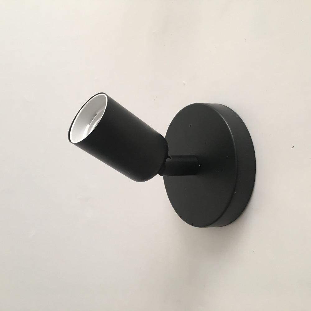 Vintage E27 Wall Lamp Base E27/E14 Metal Light Base Creative Bulb Holder For Bar Restaurant Home