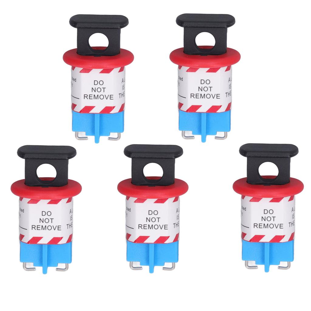 5Pcs Electrical Circuit Breaker Lockout Pin Inward Miniature Insulation Lock for Industrial Power Isolation Area