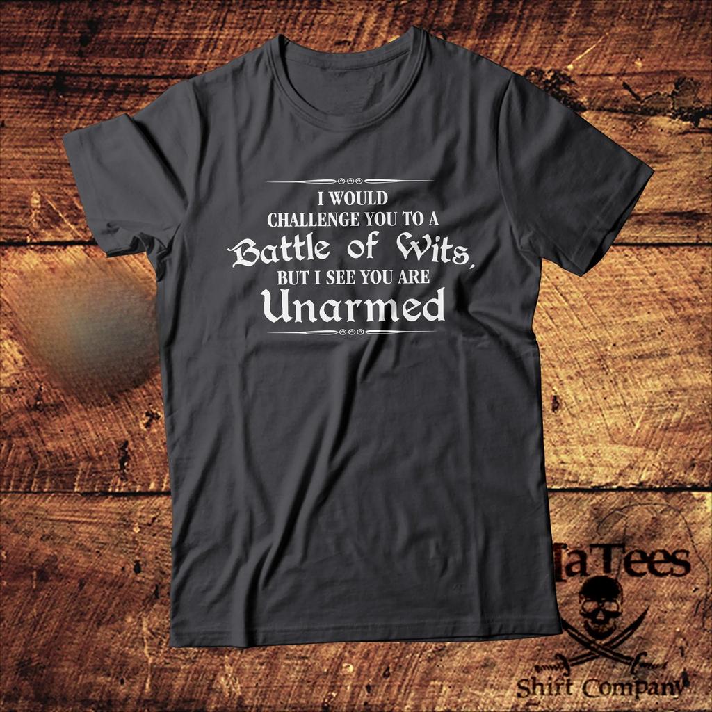 Ich würde dich zu einem Duell der Köpfe herausfordern, aber ich sehe, du bist unbewaffnet Herren Trainingsanzug T-Shirt Sommer Freizeit Sportbekleidung Pullover Tops