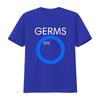Retro Punk Rock Germs Gi Logo Print Streetwear Casual T Shirt Vintage Washed Streetwear Top For Everyday Wear Versatile Soft