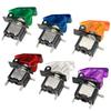 WMYCONGCONG 6pcs 12V 20A LED Toggle SPST Auto Rocker Switch for or Boat Switch, Blue/Red/Green/White/Yellow/Purple, On/Off 3-Pole Car, Truck,