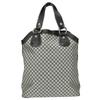 Used CELINE Tote Bag Macadam canvas/leather gray black casual