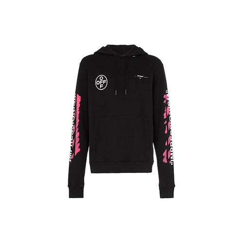 OFF WHITE Diag Stencil Hoodie OMBB034R190030151028