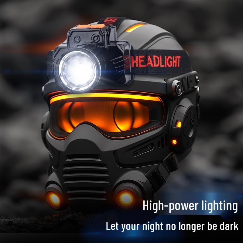 Aluminum Alloy High-Intensity 10W Headlamp with White Laser for Outdoor Fishing (T-27)