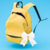 Sophisticated Cheerleader Bowknot Accessory Unique Teen Girl Cheer Bowknot Keyring with Rhinestones Trendy Bag Charm