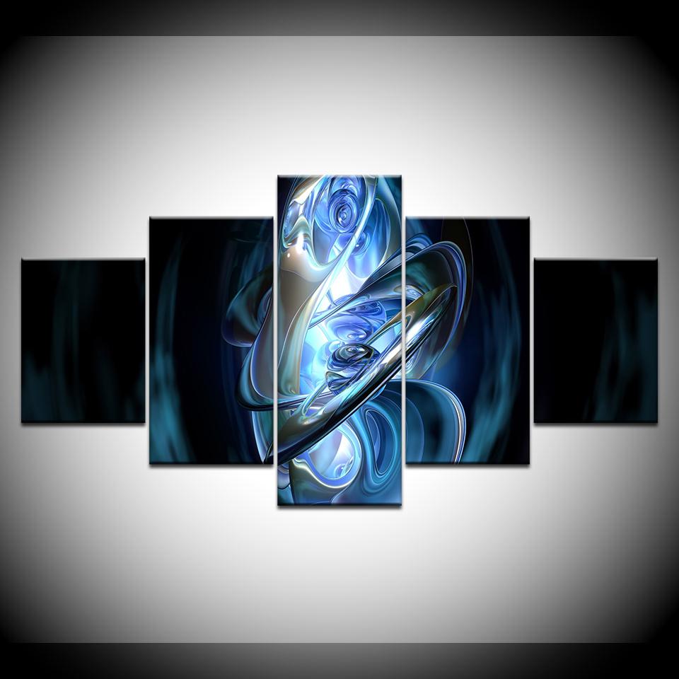 The best abstract picture 5 Piece Wallpapers Art Canvas Print modern Poster Modular art painting for Living Room Home Decor