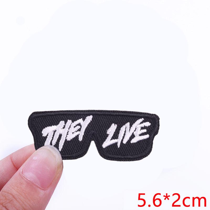 Hats Jeans Embridered DIY Letter Slogan Embroidery Sew Patch Iron On Patches For Clothing Thermoadhesive Patches Jackets DIY