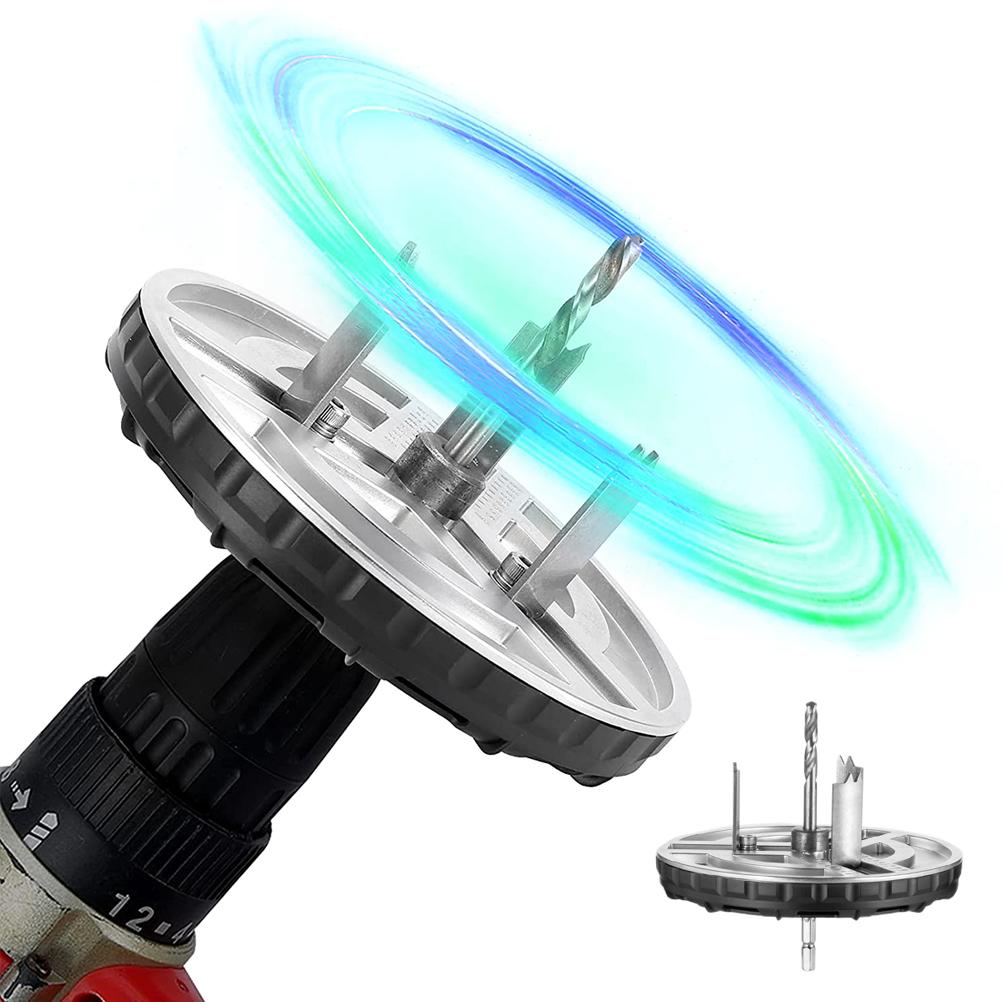 Circular Adjustable Punching Saw 45 130mm Electric Drill Screwdriver Tool for Woodworking