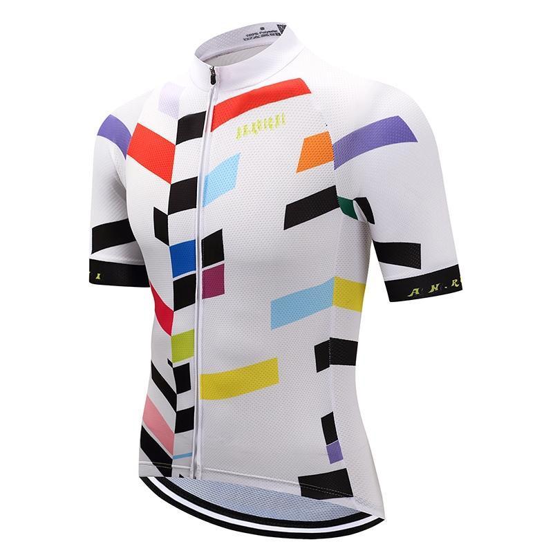 Sommer Kurze Reiten Fahrrad Radfahren Kleidung Set Männer Sport Trikots Anzüge Weiß Bib Hosen