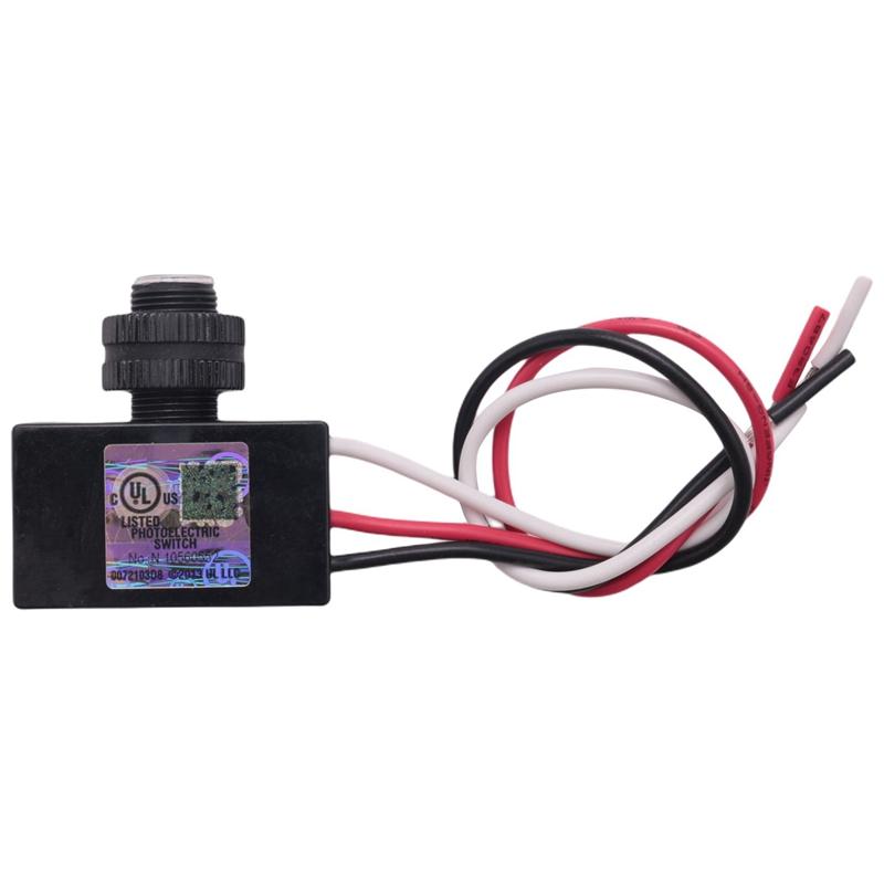 Fotozellen-Schalter NK-301F 120-277V Dämmerung-zu-Morgenrot-Sensor Photoelektrischer Schalter Licht-Fotozellen-Sensor Beleuchtungsschalter
