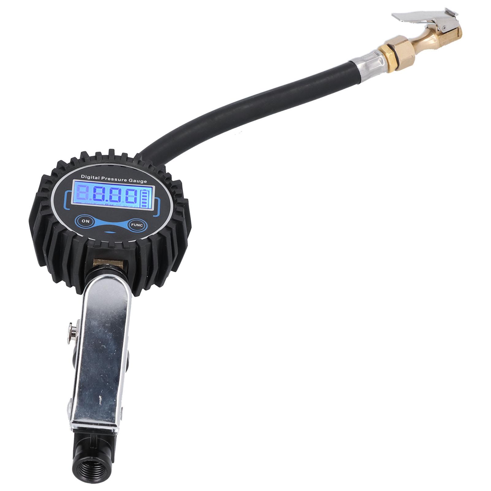 

300PSI Tire Inflator Meter LCD Digital Display Inflation Pressure Gauge 4 Units for Car Van