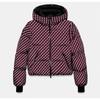 Women's autumn and winter new multi-color ski series tunic hooded cotton jacket