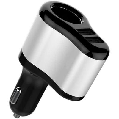 Ładowarka Samochodowa Adapter Gniazda Zapalniczki Rozdzielacz Zasilacz 2 X USB
