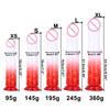 Transparent Two-Color Glass Dildo Simulation Penis Female Mixed Color Masturbation Devices Adult Sex Product