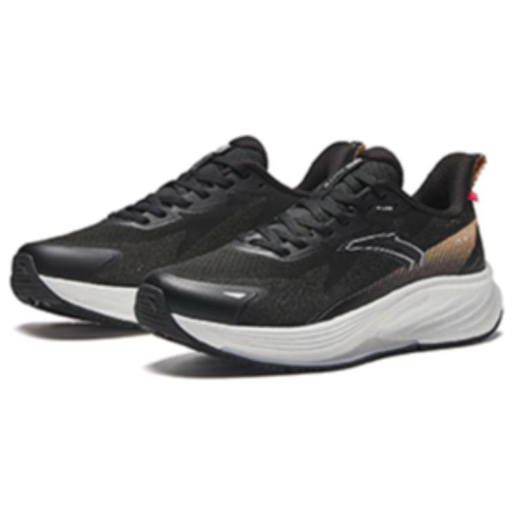 Anta Rocket 6 Fashion Versatile Durable Non-Slip Low-Top Casual Running Shoes Women sneaker Black Orange 122445581-7