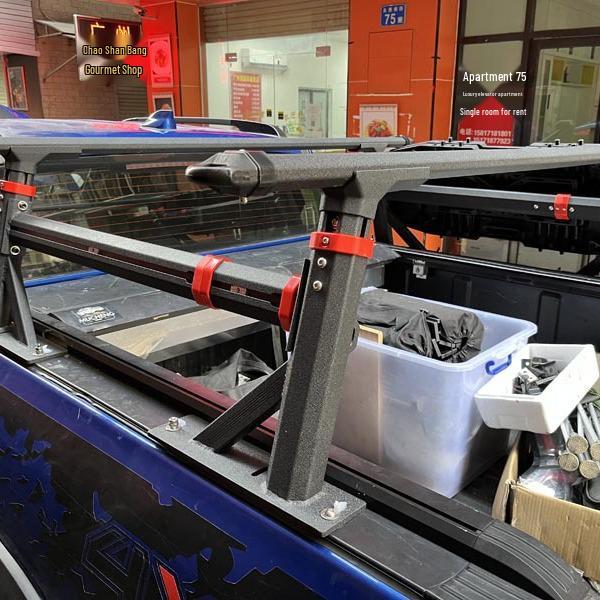 

Adjustable Luggage Rack for Isuzu DMAX, Great Wall Cannon, Navara, and Reimai Pickup Truck Rear Bed Tent. Kaixuan Xiyi