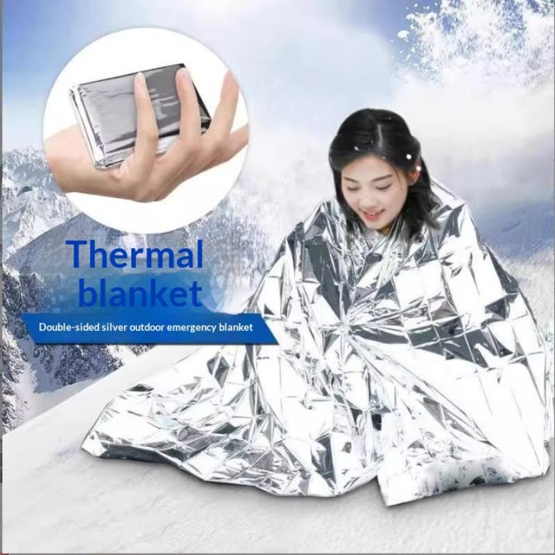 1/3/5Pcs Emergency Blanket Outdoor Survival First Aid Kit Windproof Insulation Lifesaving Pet Foil Thermal Military Rescue Blank