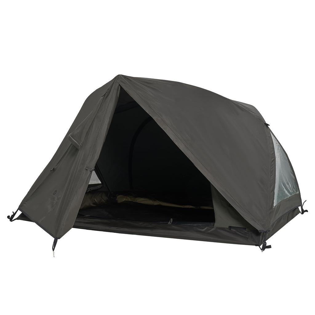 DRASOUL Kangaroo Tent Solo Camping Touring Solo Tent Asymmetrical Tent Lightweight 1 Room Camping Tent