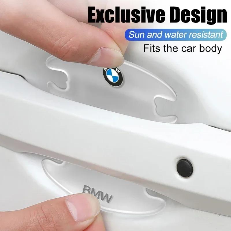BWW1 2026 Car Sticker Transparent Car Door Bowl Handle Protect Stickers For BMW 1 2 3 4 5 6 7 Series X1 X3 X4 X5 X6 X2 X7 F10 F15 F16