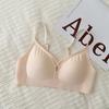 Hollow Seamless Push Up Gathering Bra For Women Comfortable Fixed Cup Breast Support