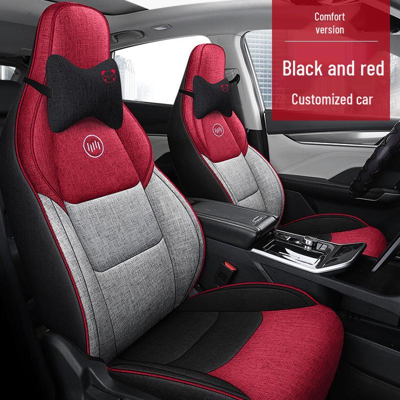 JYZ Weltmeister EX5 Linen Car Seat Cover Cushion - Fashionable, Sporty, All-Season Design.