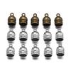 10Pcs/lot Necklace End Crimp Bead Leather End Caps Cord Cover Necklace Bracelet End Tip Cap DIY Jewelry Making Finding