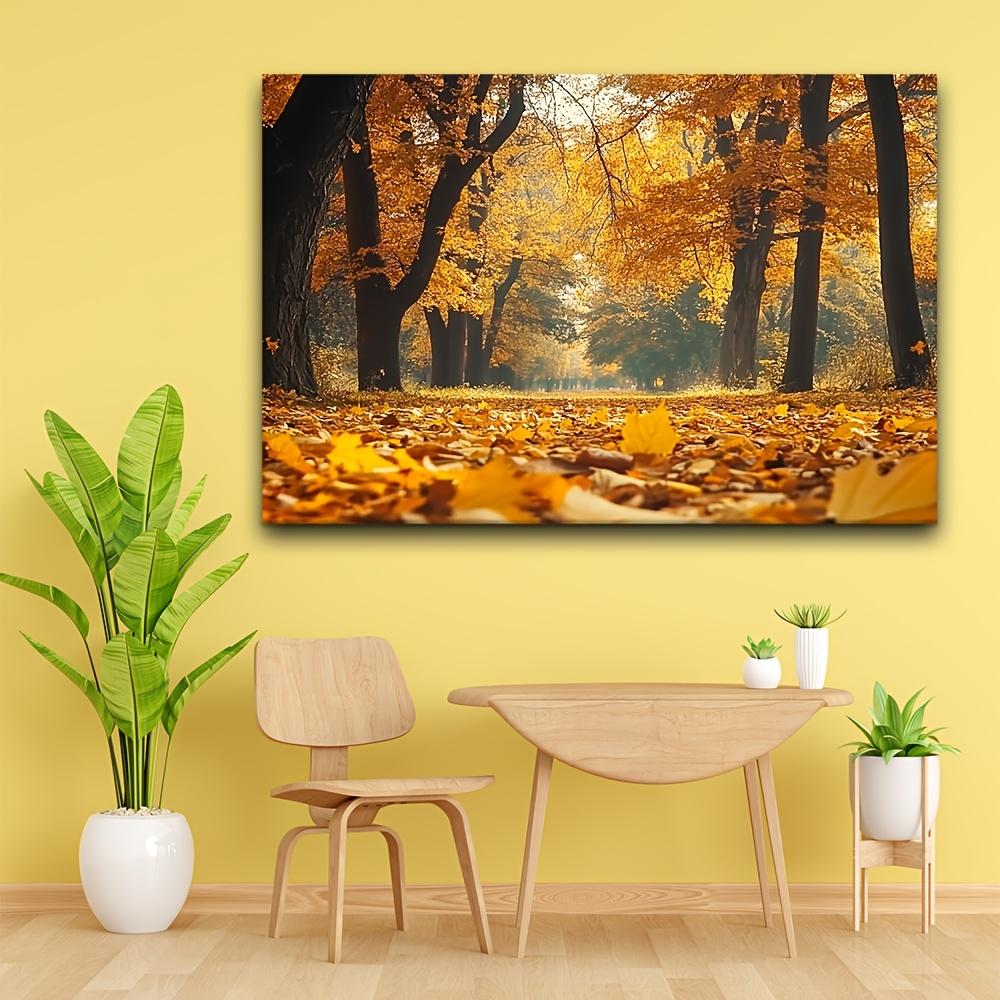 1pc Autumn Forest Polyester Background, Autumn Maple Leaf Photography Background, Suitable for Autumn Party Decoration