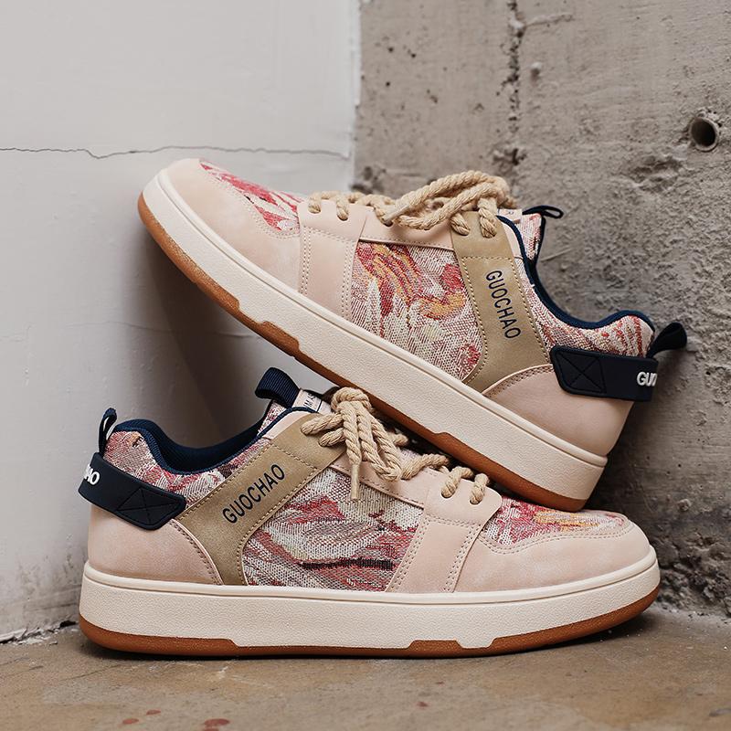 

Новые мужские классические модные низкие кроссовки для скейтбординга на толстой подошве, удобные кроссовки для баскетбола на мягкой подошве 44 розовый