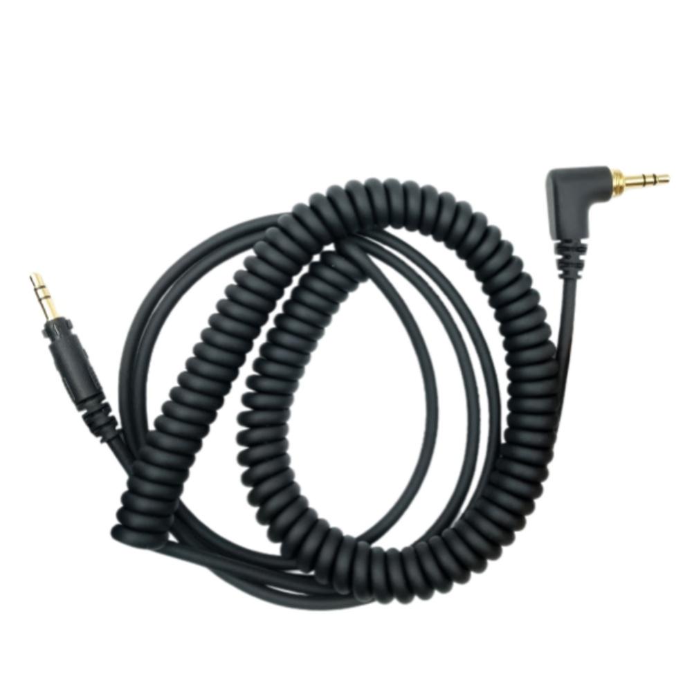Spring Coiled Cable Over Head Earphone Cord Wire For Technics EAH-DJ1200