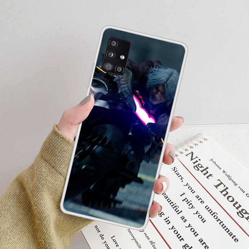 Cool Devil Game Phone Case For Samsung Galaxy S9 S10 Plus S10E S20FE A71 A51 A21S Clear Silicone Transparent Phone Cover