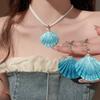 New Bohemia Cute Marine Starfish Shells Dangle Earring for Women Charm Fashion Summer Beach Vacation Jewelry Accessories Gifts
